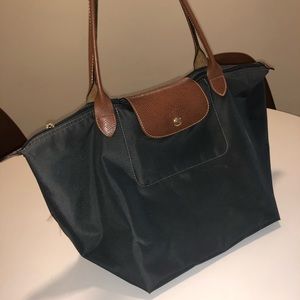Longchamp Large Le Pliage Tote (Navy)